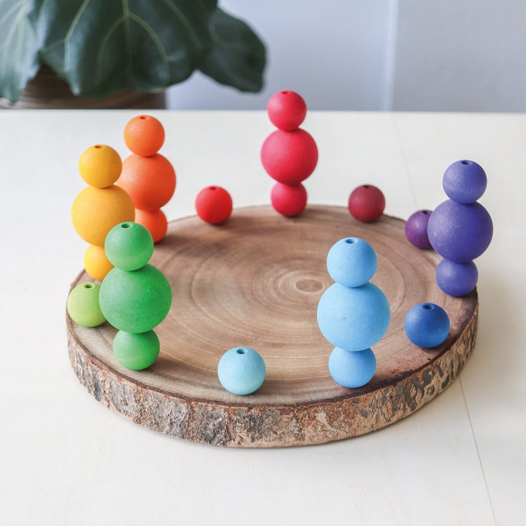 GRIMM'S | LARGE RAINBOW BALLS - SET OF 6