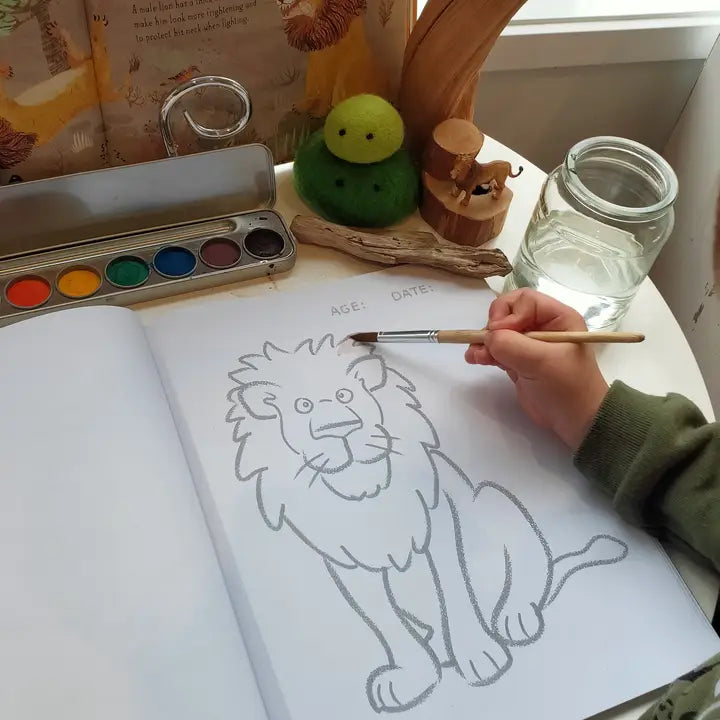 HONEYSTICKS | TODDLER'S FIRST COLOURING BOOK - ENDANGERED SPECIES
