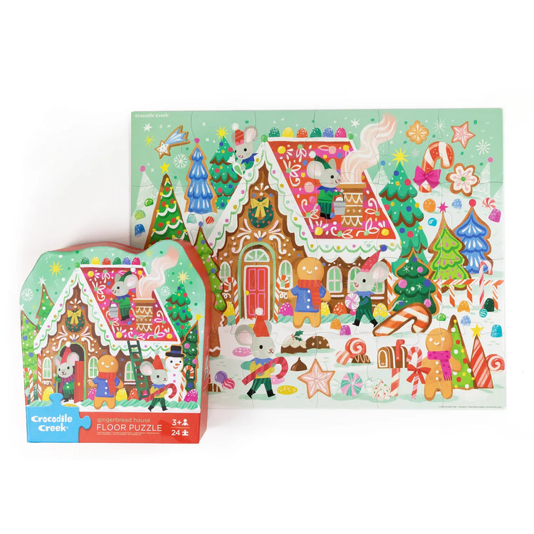 CROCODILE CREEK | CLASSIC FLOOR PUZZLE 36 PIECE - GINGERBREAD HOUSE