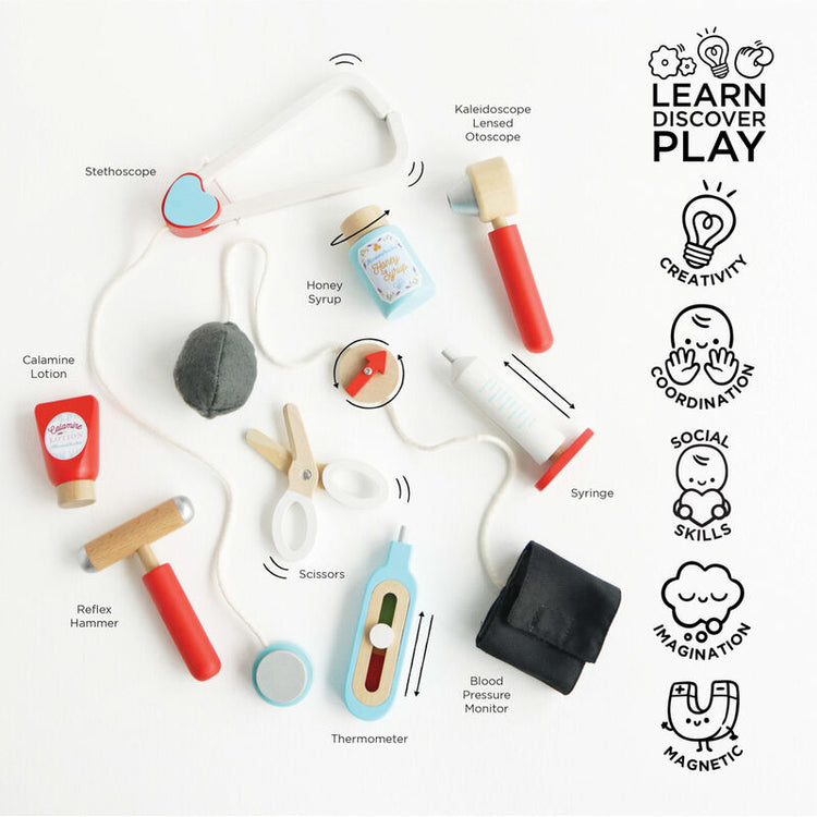 LE TOY VAN | VINTAGE DOCTOR KIT & ANIMAL VET SET BUNDLE