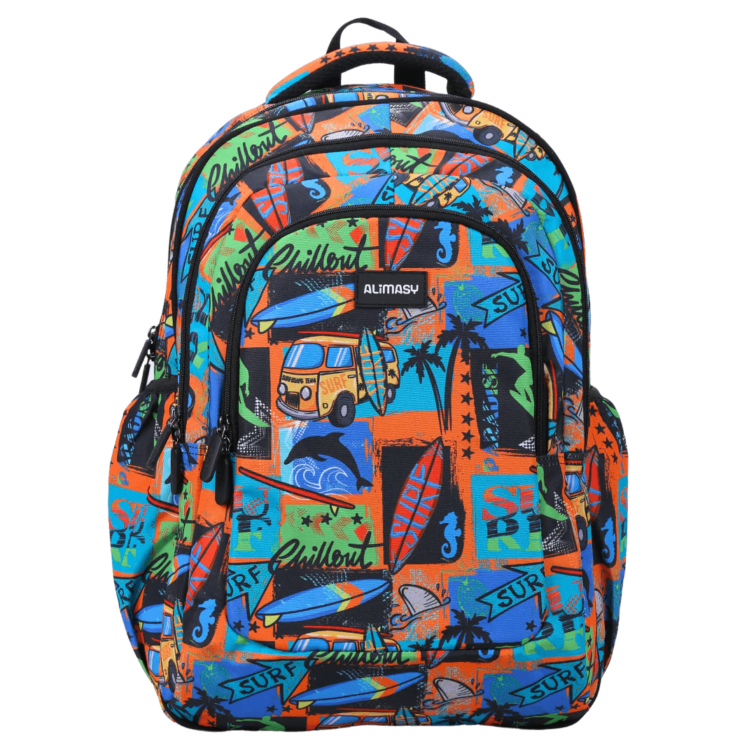 Surf Kombi Large School Kids Backpack by Alimasy The Playful Collective