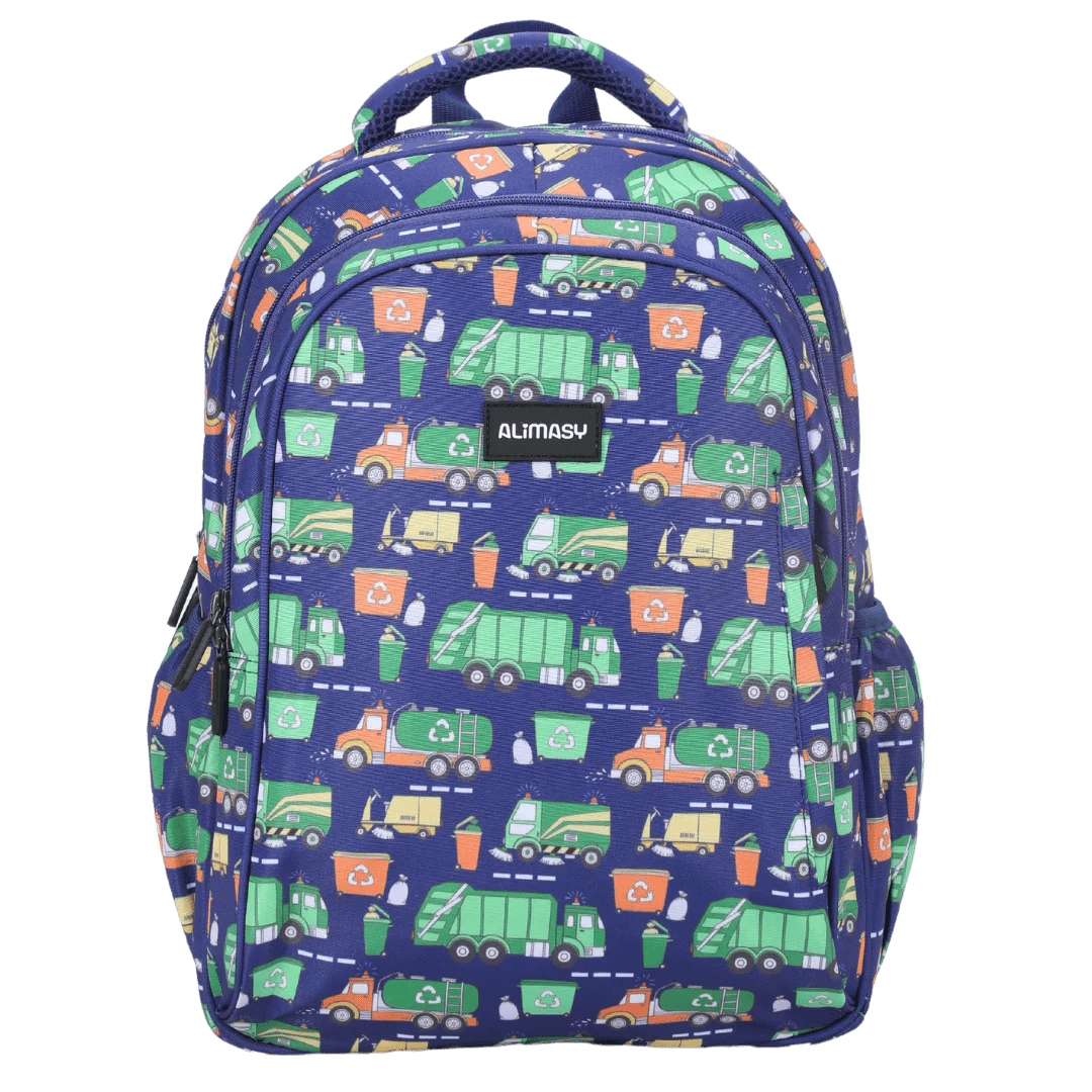 Bin Trucks Midsize Kids Backpack by Alimasy The Playful Collective