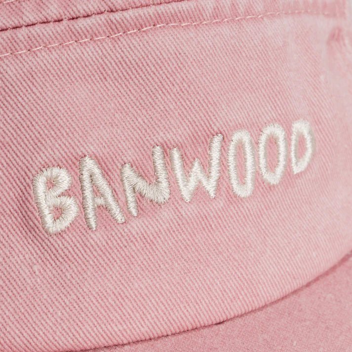 BANWOOD | WASHED 5 PANEL CAP - ROSE *PRE - ORDER* 1 - 3Y (50cm) by BANWOOD - The Playful Collective