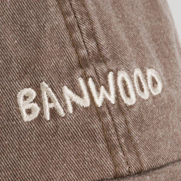 BANWOOD | WASHED BASEBALL CAP - BROWN *PRE - ORDER* 1 - 3Y (50cm) by BANWOOD - The Playful Collective