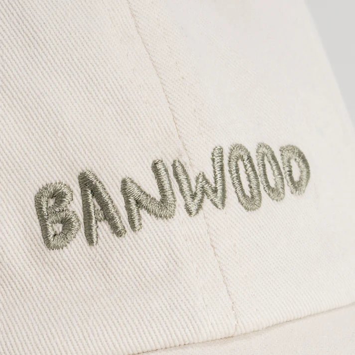 BANWOOD | WASHED BASEBALL CAP - OFF WHITE *PRE - ORDER* 1 - 3Y (50cm) by BANWOOD - The Playful Collective