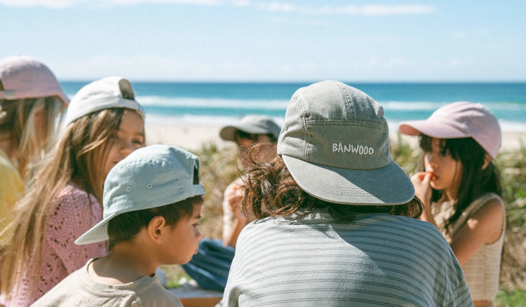 BANWOOD | WASHED BASEBALL CAP - OFF WHITE *PRE - ORDER* 1 - 3Y (50cm) by BANWOOD - The Playful Collective