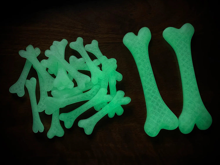 BEADIE BUG PLAY | GLOW - IN - THE - DARK BONES (BAG OF 10) by BEADIE BUG PLAY - The Playful Collective