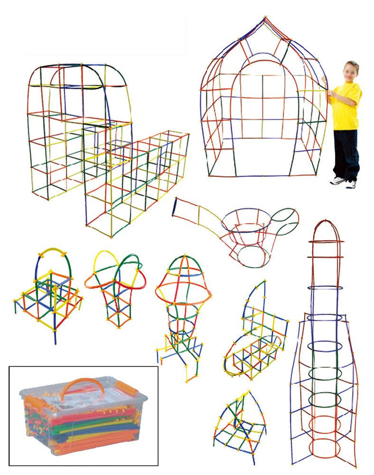 BILLY KIDZ | CONSTRUCTION SET - STRAWS 800PCS by BILLY KIDZ - The Playful Collective