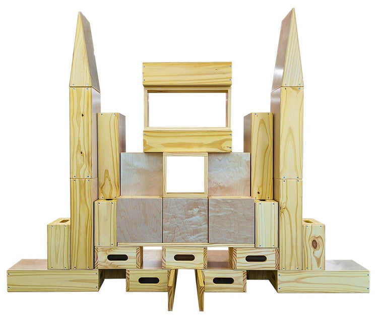 BILLY KIDZ | OUTDOOR HOLLOW BLOCKS - 34PCS by BILLY KIDZ - The Playful Collective
