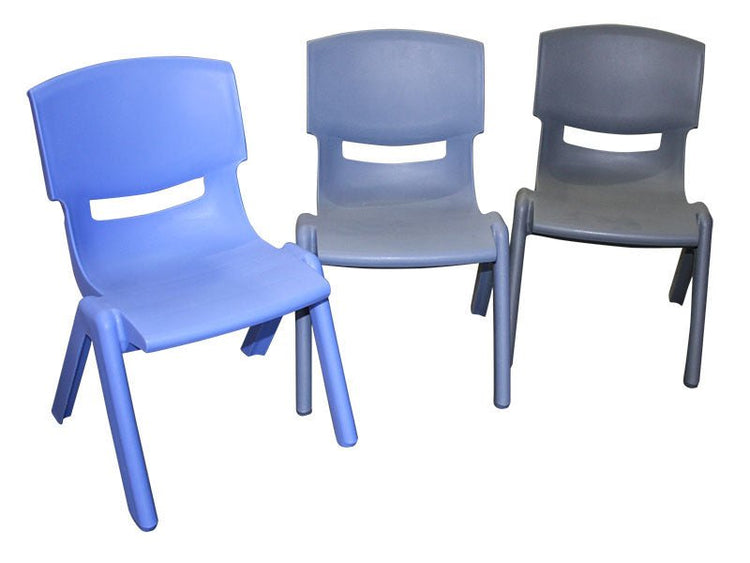 BILLY KIDZ | RESIN STACKABLE CHAIR - GREY 26CM by BILLY KIDZ - The Playful Collective