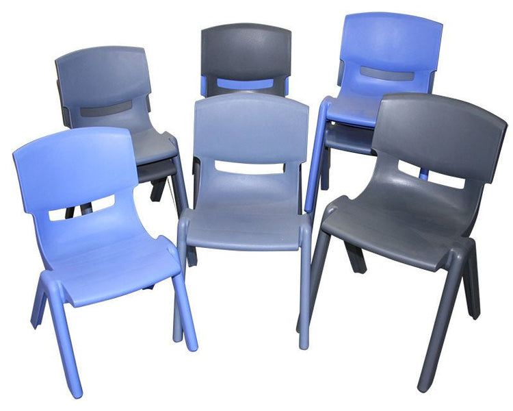 BILLY KIDZ | RESIN STACKABLE CHAIR - GREY 26CM by BILLY KIDZ - The Playful Collective