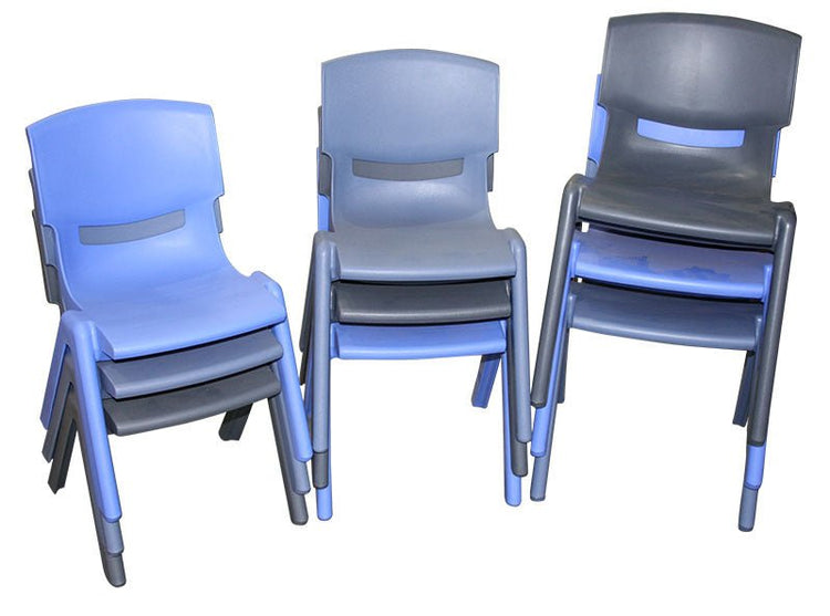 BILLY KIDZ | RESIN STACKABLE CHAIR - GREY 26CM by BILLY KIDZ - The Playful Collective