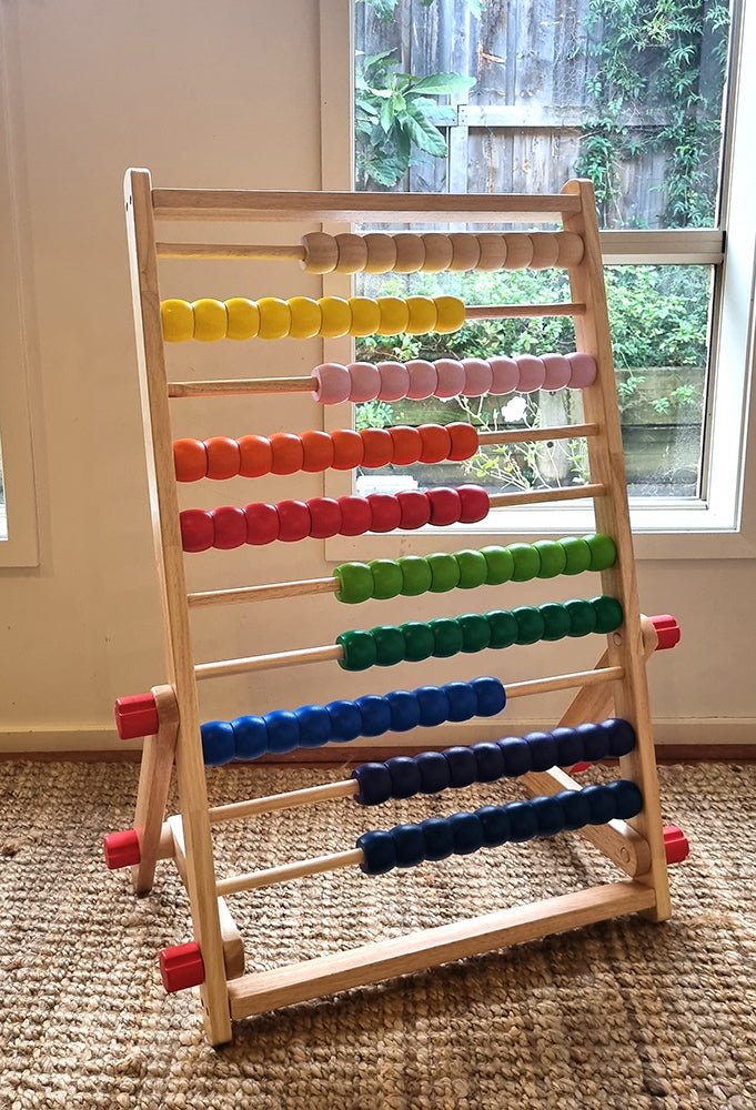 Abacus Floor Counting Frame by Blue Ribbon The Playful Collective
