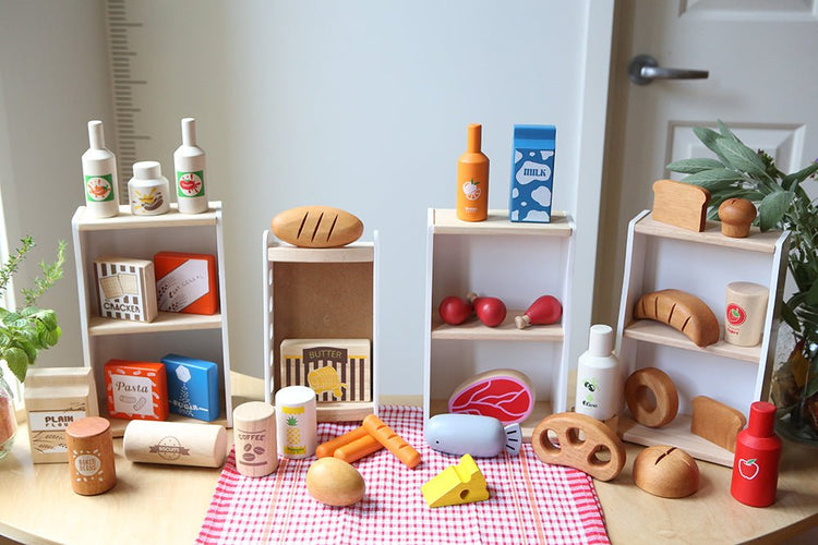 BLUE RIBBON | PRETEND PLAY FOOD CRATE SET by BLUE RIBBON - The Playful Collective