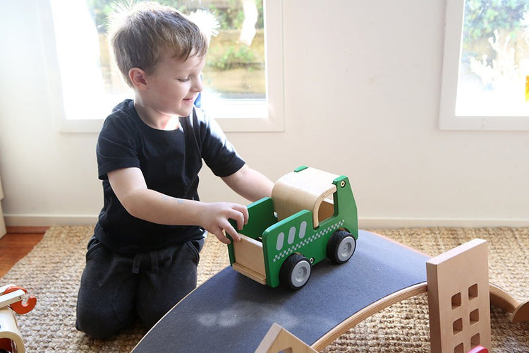 BLUE RIBBON | WOODEN VEHICLES - SET OF 4 by BLUE RIBBON - The Playful Collective