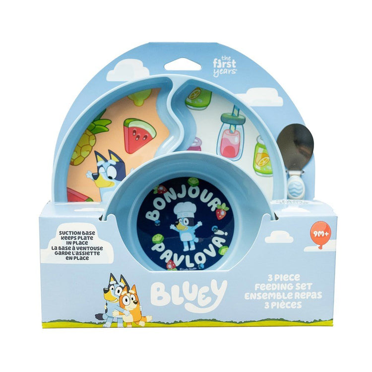 BLUEY | THE FIRST YEARS - 3 PIECE FEEDING SET by BLUEY - The Playful Collective