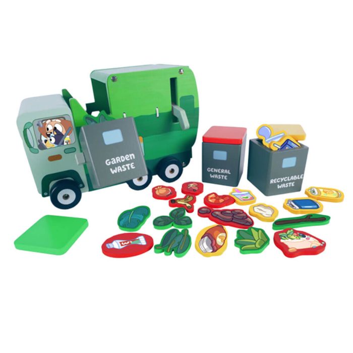 BLUEY | WOODEN GARBAGE TRUCK by BLUEY - The Playful Collective