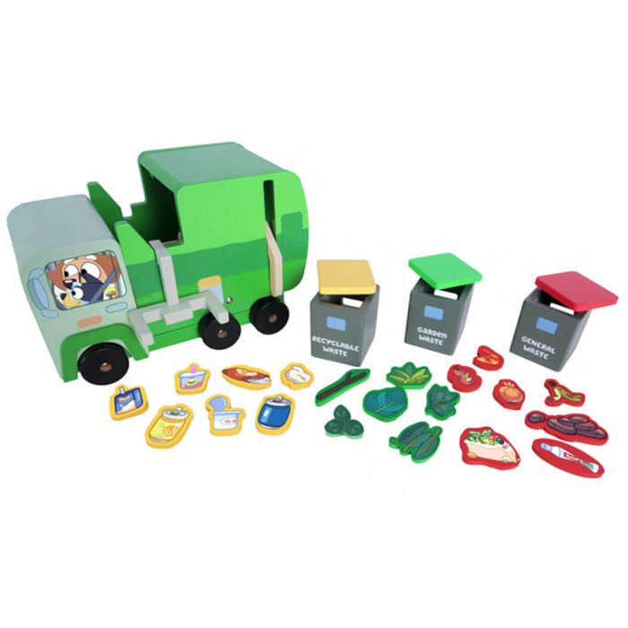 BLUEY | WOODEN GARBAGE TRUCK by BLUEY - The Playful Collective