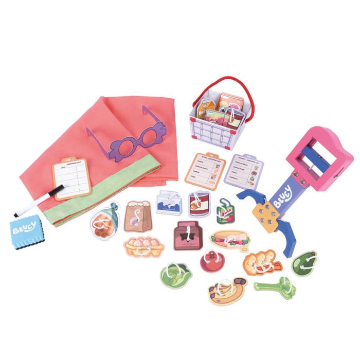 Wooden Grannies Shopping Set by Bluey | The Playful Collective