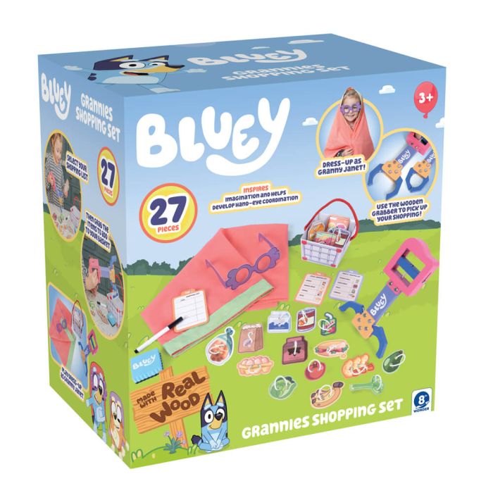 BLUEY | WOODEN GRANNIES SHOPPING SET by BLUEY - The Playful Collective