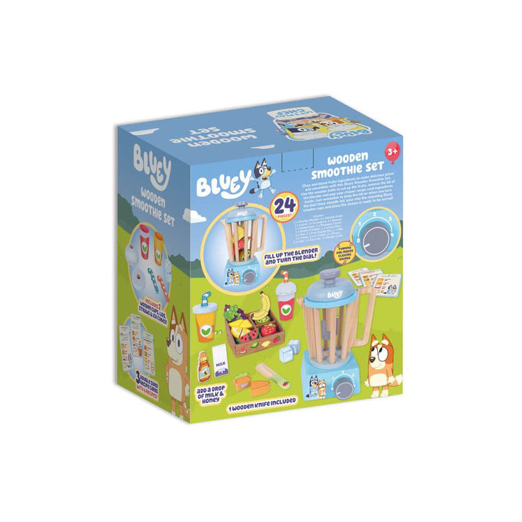 BLUEY | WOODEN SMOOTHIE SET by BLUEY - The Playful Collective