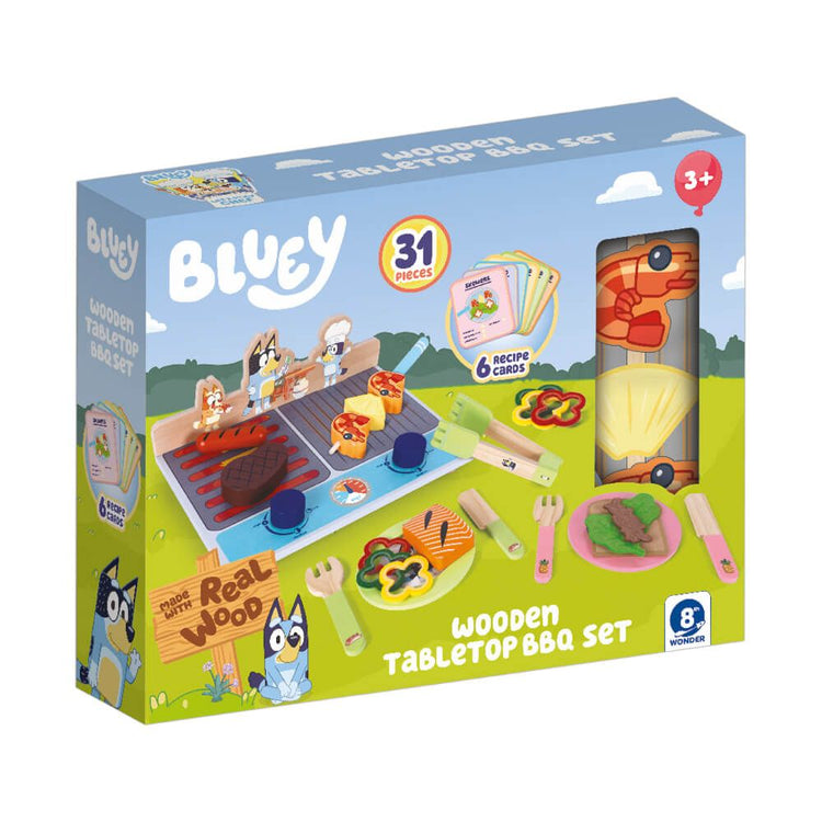 BLUEY | WOODEN TABLETOP BBQ SET by BLUEY - The Playful Collective