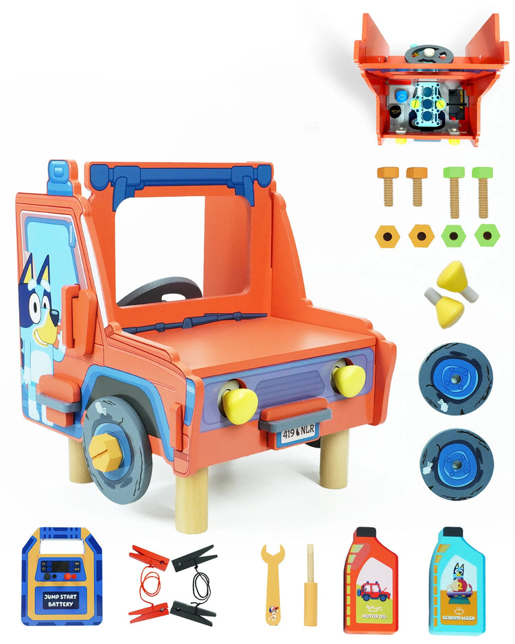 BLUEY | WOODEN TABLETOP DOODAD MECHANIC SET by BLUEY - The Playful Collective