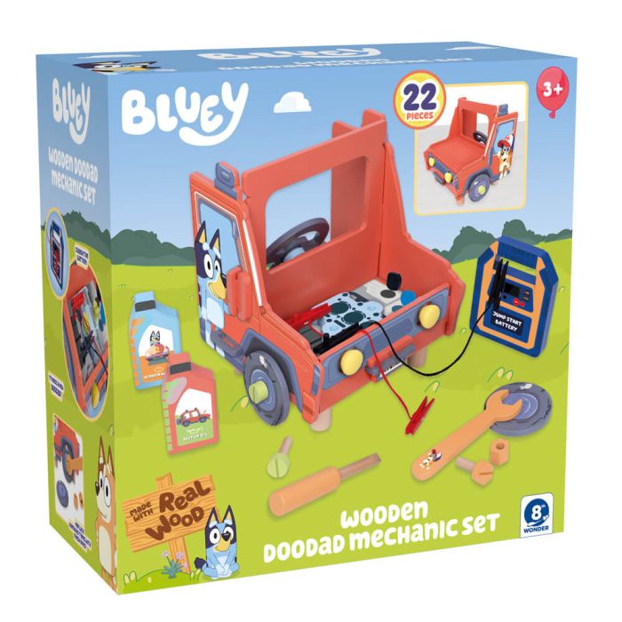 BLUEY | WOODEN TABLETOP DOODAD MECHANIC SET by BLUEY - The Playful Collective