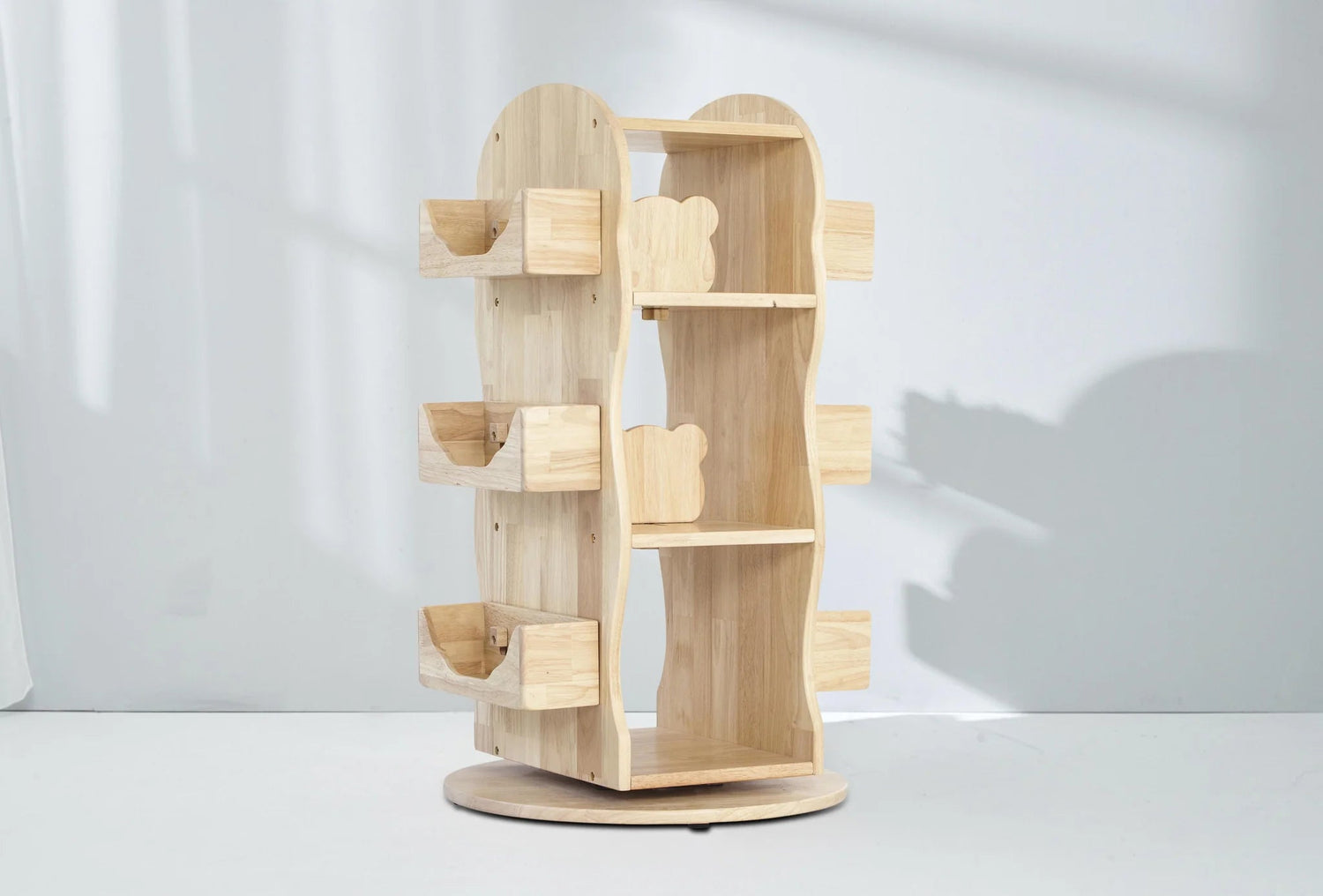 BUNNYTICKLES | MESASILLA REVOLVING SOLID WOODEN BOOKCASE *PRE-ORDER* Melb Pick Up by BUNNYTICKLES - The Playful Collective