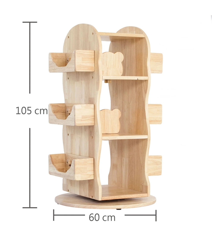 BUNNYTICKLES | MESASILLA REVOLVING SOLID WOODEN BOOKCASE *PRE-ORDER* Melb Pick Up by BUNNYTICKLES - The Playful Collective