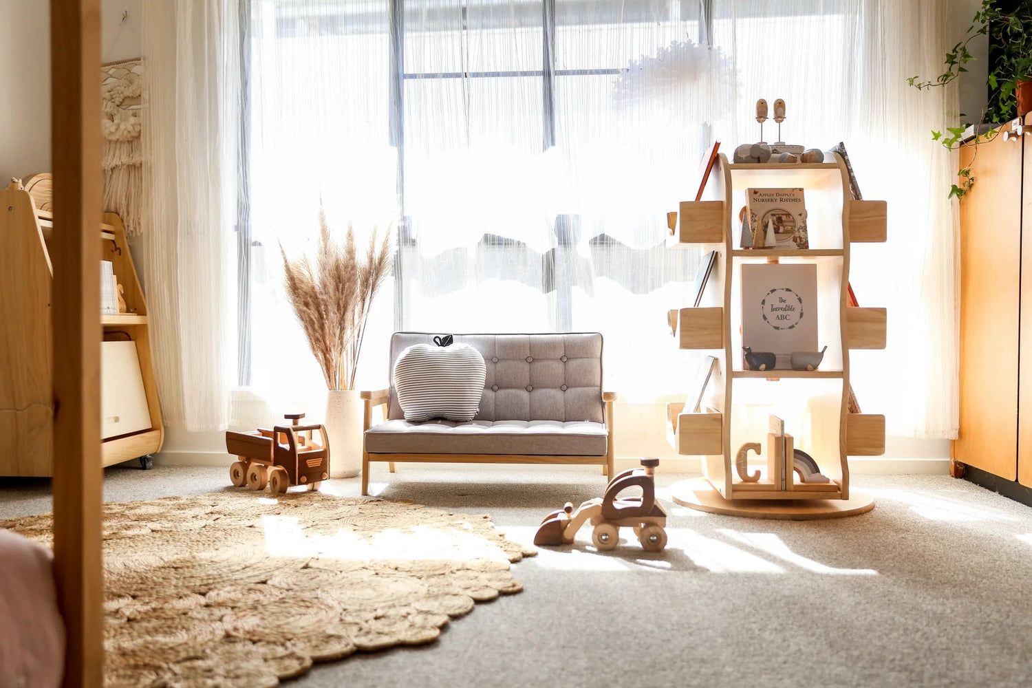 BUNNYTICKLES | MESASILLA REVOLVING SOLID WOODEN BOOKCASE *PRE-ORDER* Melb Pick Up by BUNNYTICKLES - The Playful Collective