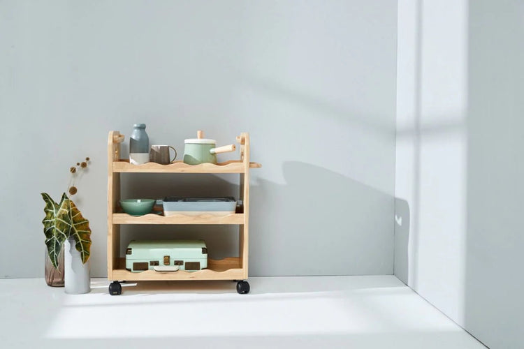 BUNNYTICKLES | MESASILLA SOLID WOOD TROLLEY Melb Pick Up by BUNNYTICKLES - The Playful Collective