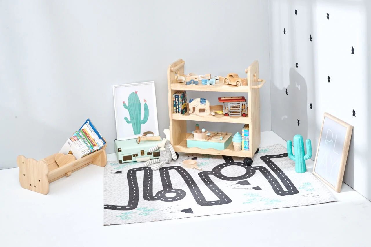 BUNNYTICKLES | MESASILLA SOLID WOOD TROLLEY Melb Pick Up by BUNNYTICKLES - The Playful Collective