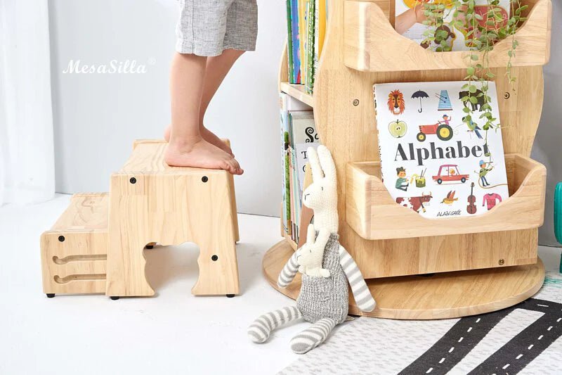 BUNNYTICKLES | MESASILLA SOLID WOODEN STEP STOOL Melb Pick UpStar by BUNNYTICKLES - The Playful Collective