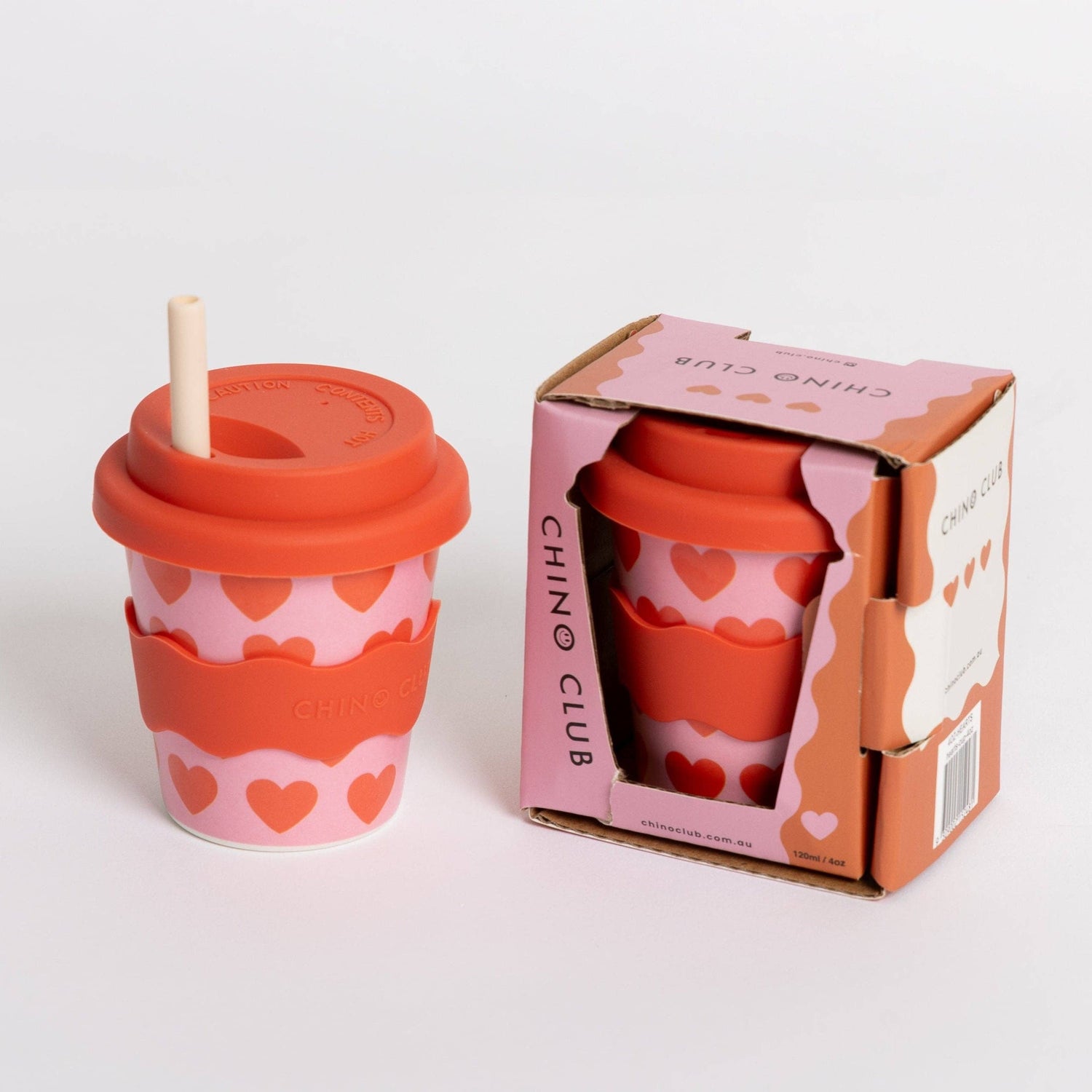 CHINO CLUB | HEARTS BABYCHINO CUP 4OZ by CHINO CLUB - The Playful Collective