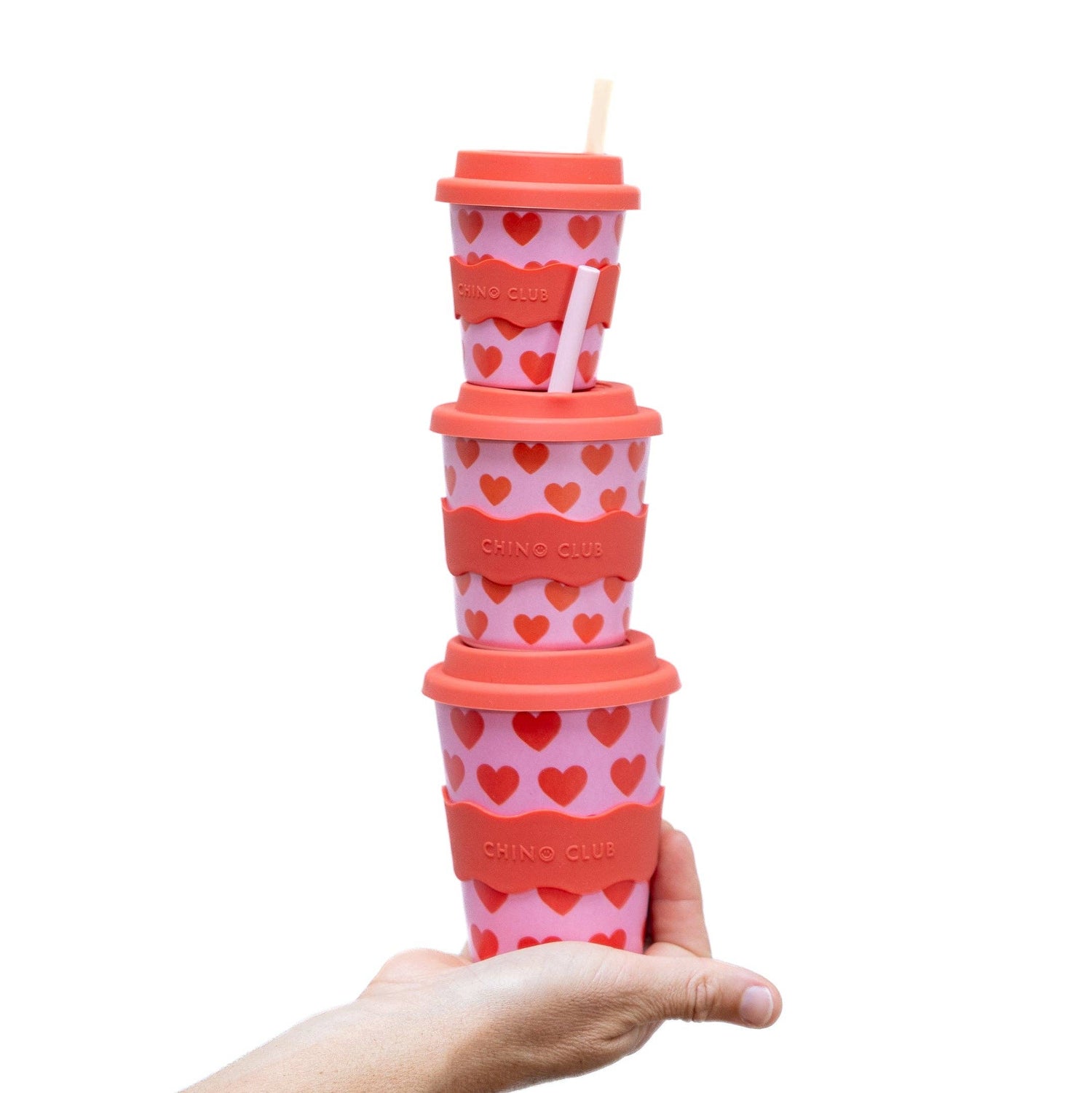 CHINO CLUB | HEARTS BABYCHINO CUP 4OZ by CHINO CLUB - The Playful Collective