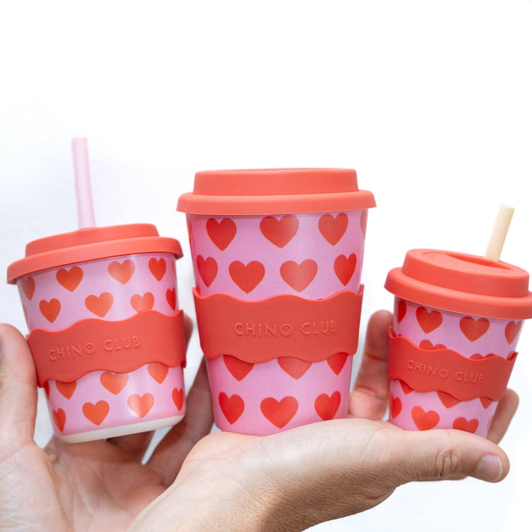 CHINO CLUB | HEARTS BABYCHINO CUP 4OZ by CHINO CLUB - The Playful Collective