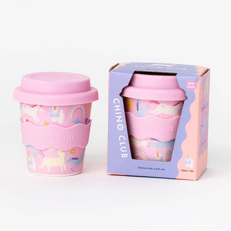 CHINO CLUB | PINK UNICORN BABYCHINO CUP 4OZ by CHINO CLUB - The Playful Collective
