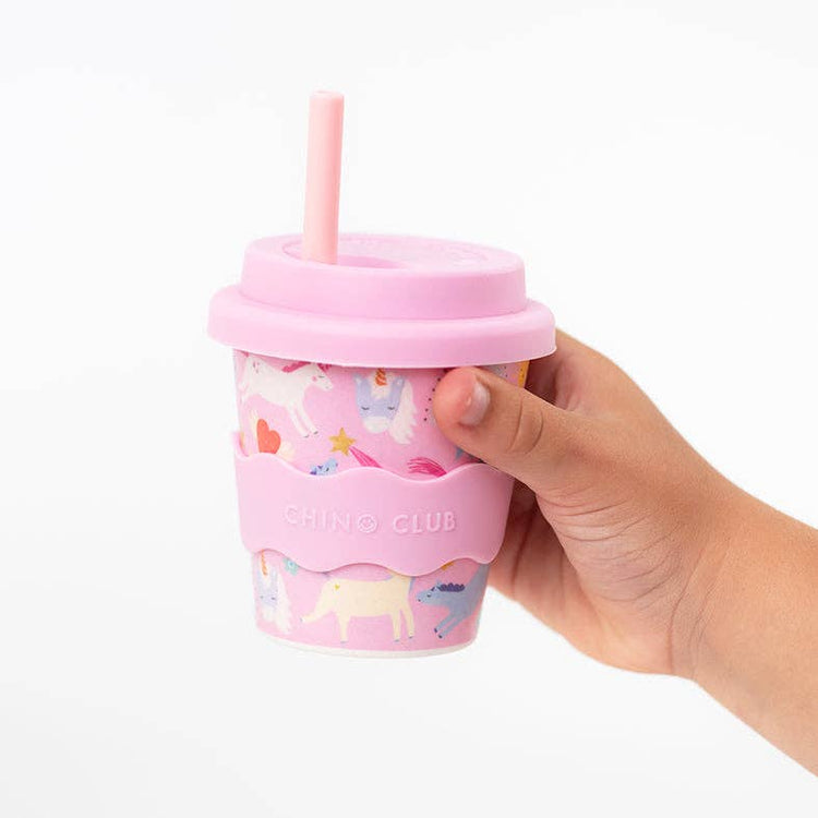 CHINO CLUB | PINK UNICORN BABYCHINO CUP 4OZ by CHINO CLUB - The Playful Collective