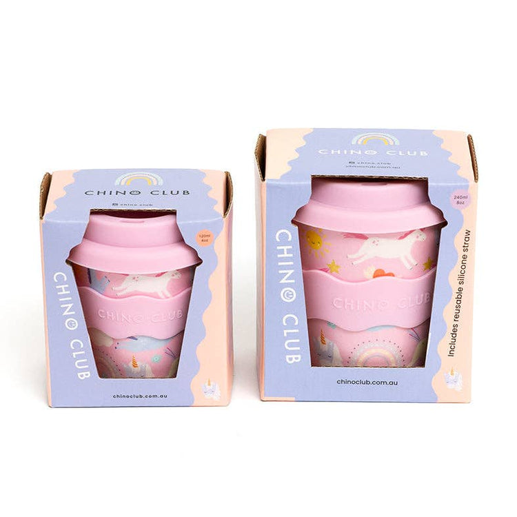 CHINO CLUB | PINK UNICORN BABYCHINO CUP 4OZ by CHINO CLUB - The Playful Collective