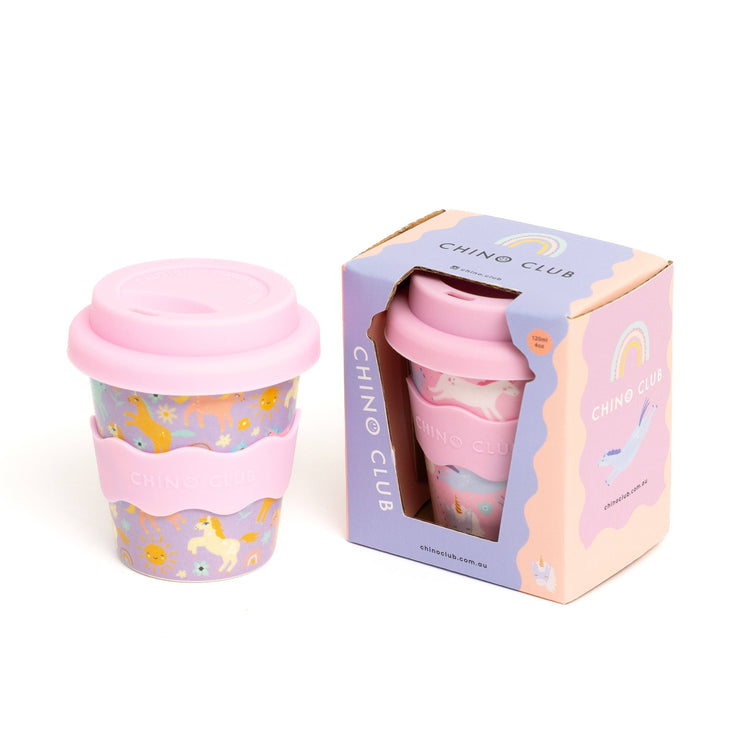 CHINO CLUB | PURPLE UNICORN BABYCHINO CUP 4OZ by CHINO CLUB - The Playful Collective