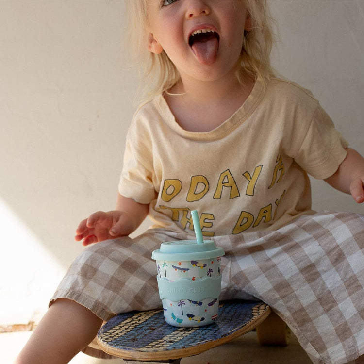 CHINO CLUB | SKATEBOARD KIDS KEEP CUP 8OZ by CHINO CLUB - The Playful Collective