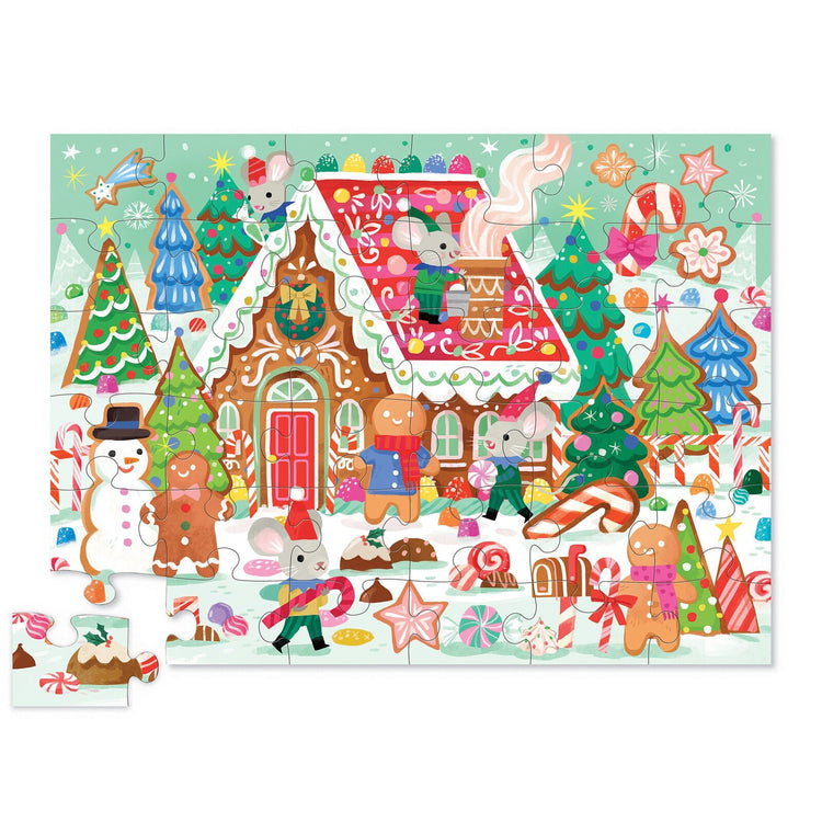 CROCODILE CREEK | CLASSIC FLOOR PUZZLE 36 PIECE - GINGERBREAD HOUSE by CROCODILE CREEK - The Playful Collective
