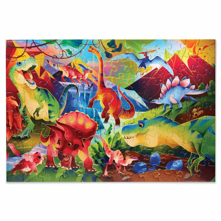 CROCODILE CREEK | HOLOGRAPHIC PUZZLE 100PC - DINOSAUR WORLD by CROCODILE CREEK - The Playful Collective