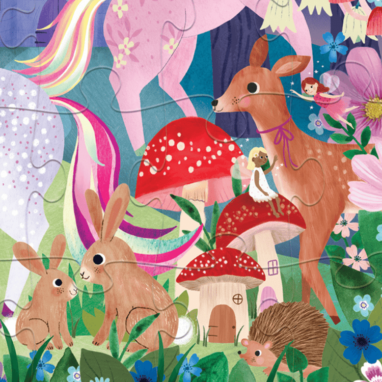 CROCODILE CREEK | LITTLE BUILDING PUZZLE 24 PC - UNICORN CASTLE by CROCODILE CREEK - The Playful Collective