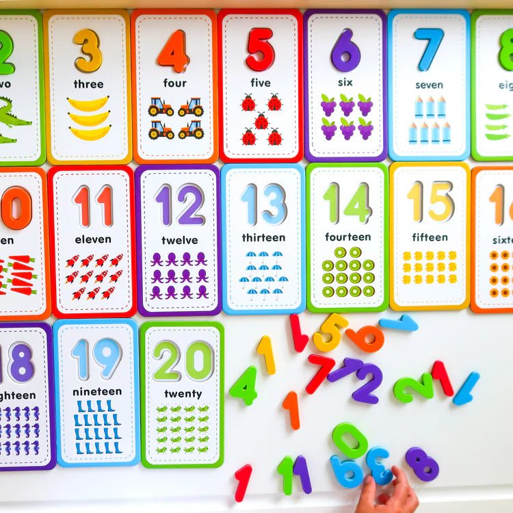 CURIOUS COLUMBUS | FLASHCARDS & 123 MAGNETIC NUMBERS by CURIOUS COLUMBUS - The Playful Collective