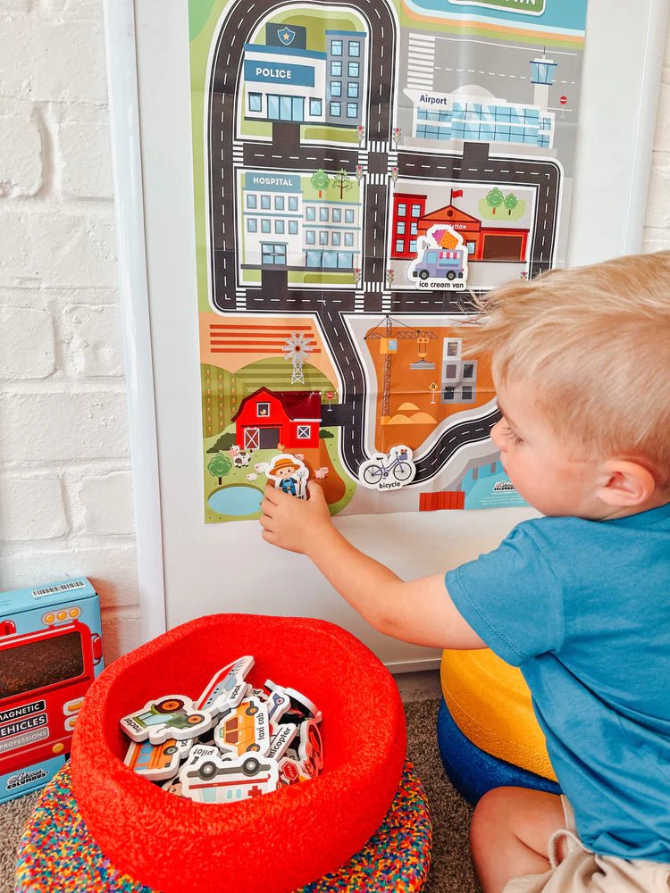 CURIOUS COLUMBUS | MAGNETIC VEHICLES & PROFESSIONS by CURIOUS COLUMBUS - The Playful Collective