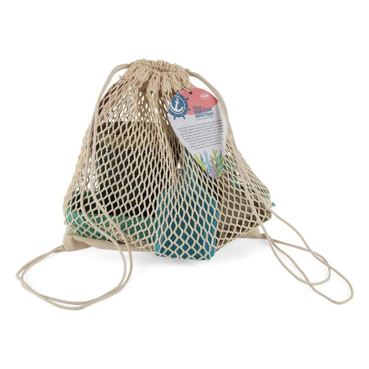 DANTOY | BLUE MARINE TOYS BOAT & SAND SET WITH COTTON NET by DANTOY - The Playful Collective