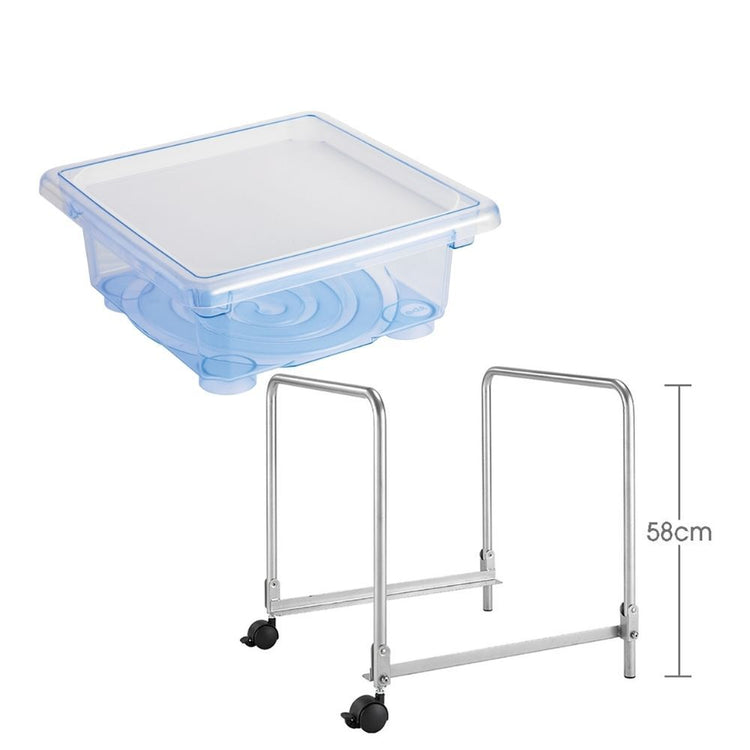 EDX EDUCATION | FUN2PLAY ACTIVITY TRAY - CLEAR TRAY & LID WITH STAND 58CM by EDX EDUCATION - The Playful Collective