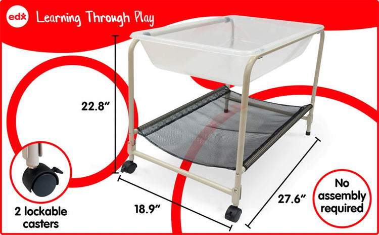 EDX EDUCATION | SAND & WATER PLAY TRAY STAND - 58CM by EDX EDUCATION - The Playful Collective
